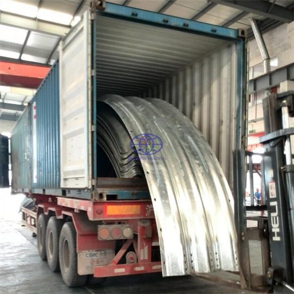 supply the corrugated steel culvert to Gabon